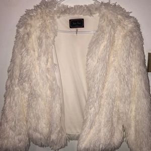 love tree fluffy jacket